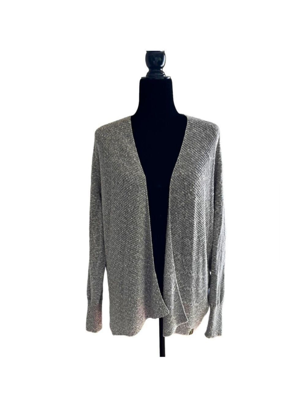Roots Textured Open Front Cardigan-Size Small